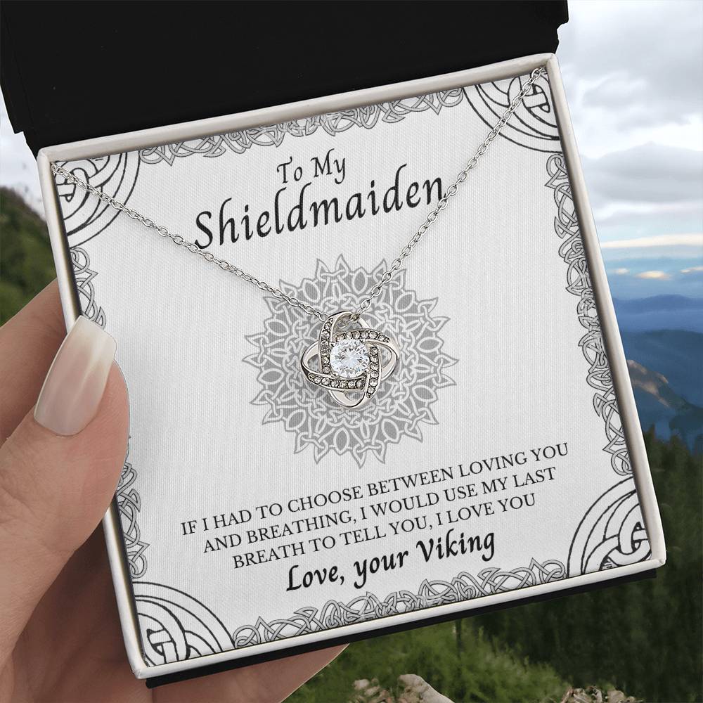 (Almost Gone) Celtic Love Knot Shieldmaiden - Viking Inspired Love Gift for Her