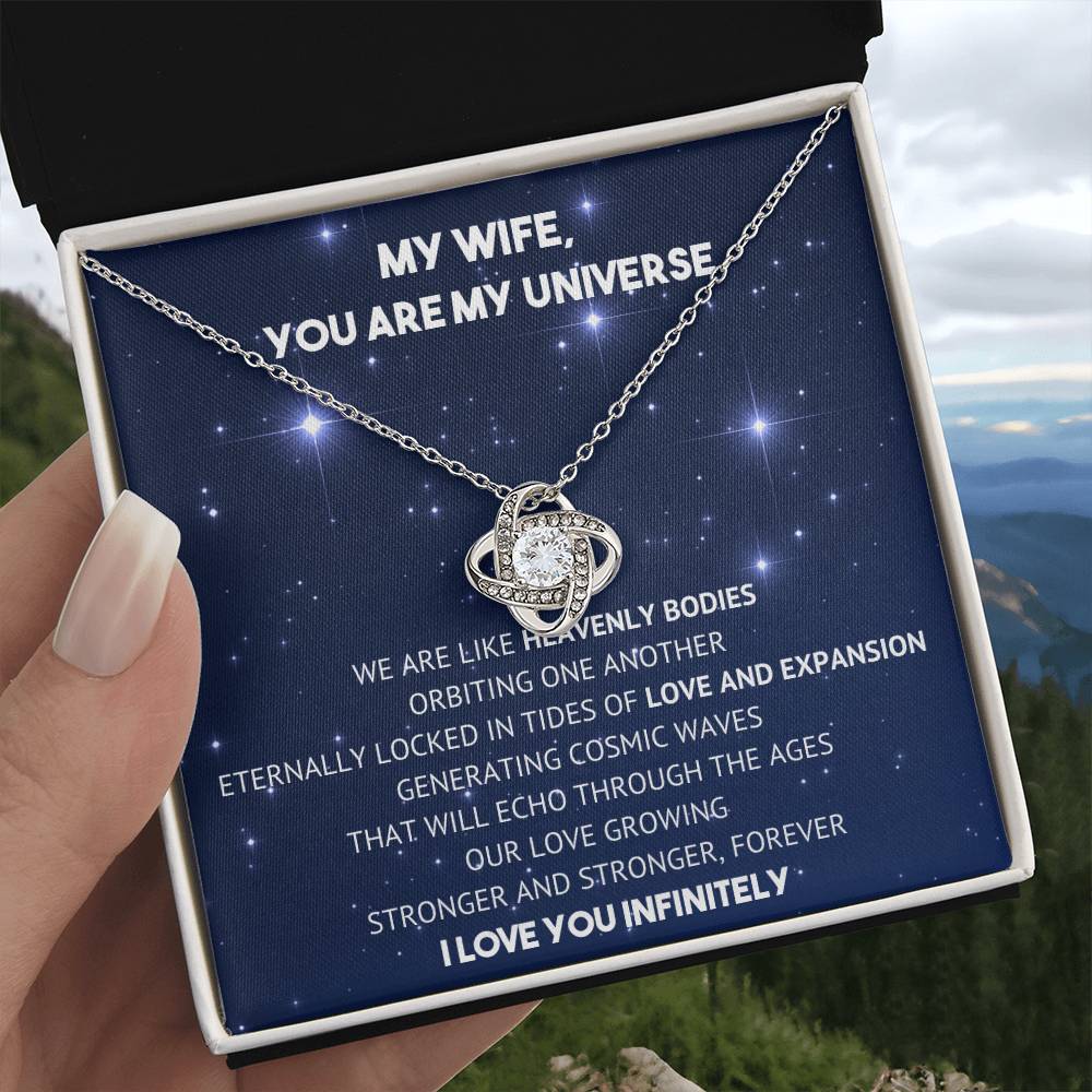 You Are My Universe - Necklace - To My Wife - My Eternal Love on Christmas