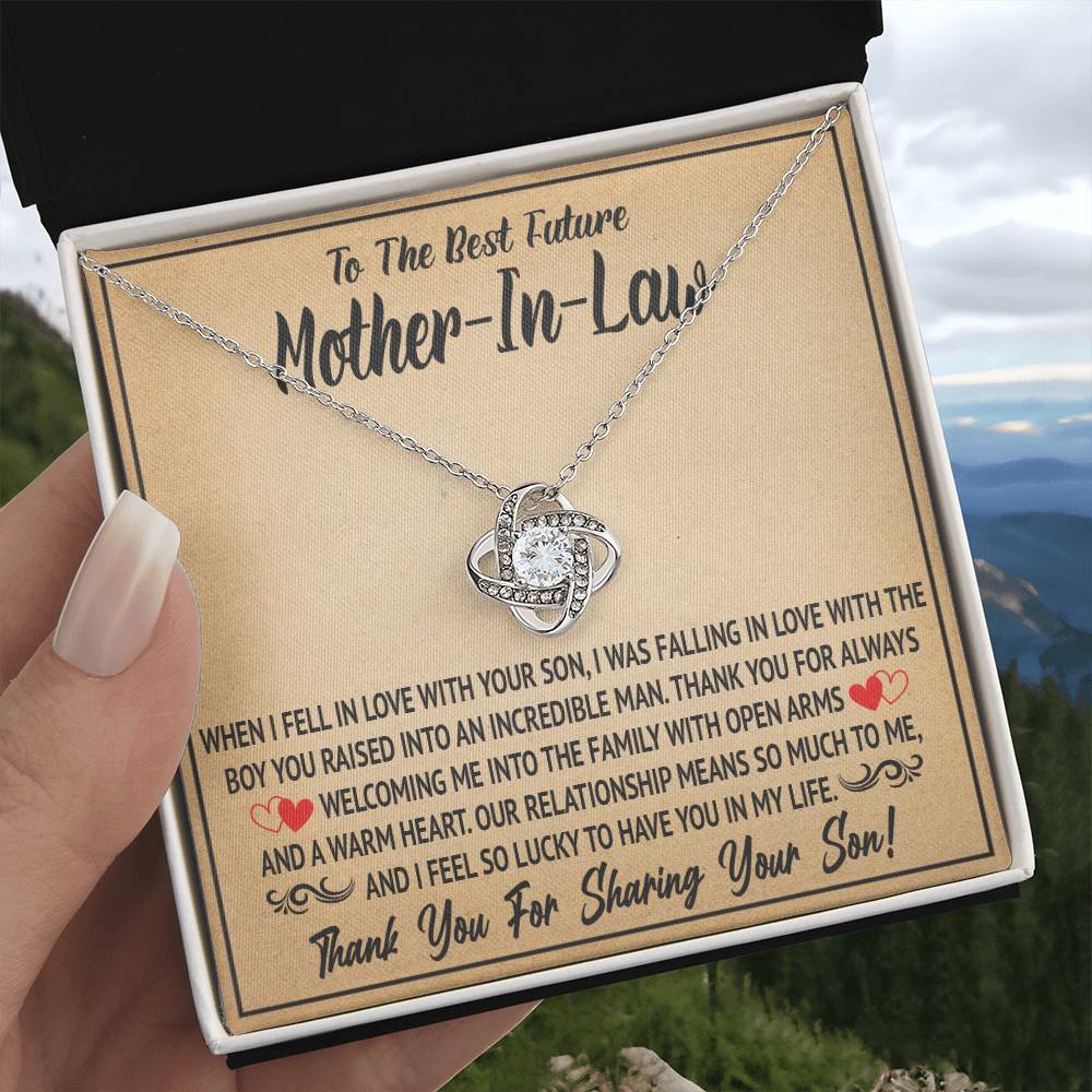 (Almost Gone) Best Future Mother in Law - Necklace - Thank You for Raising the Man of My Dreams